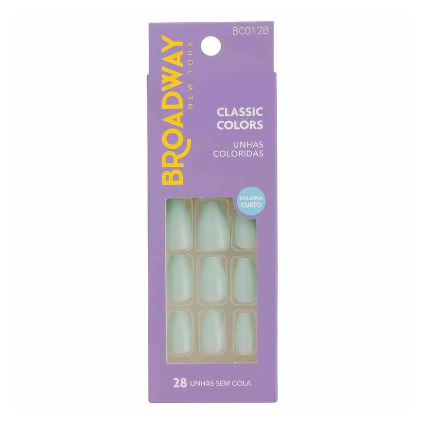 Kiss New York Unhas Coloridas Kiss Ny Broadway Bordeaux - Bailarina Curto