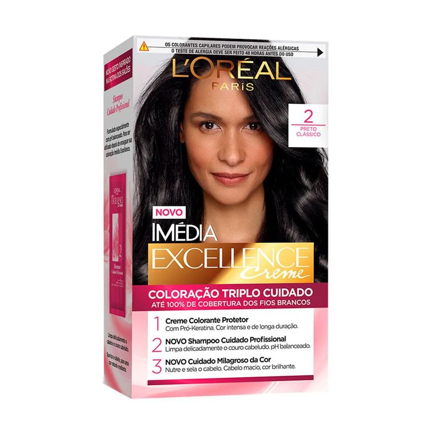 L'Oréal Coloração Imédia Excellence L’oréal Paris – Tons Escuros