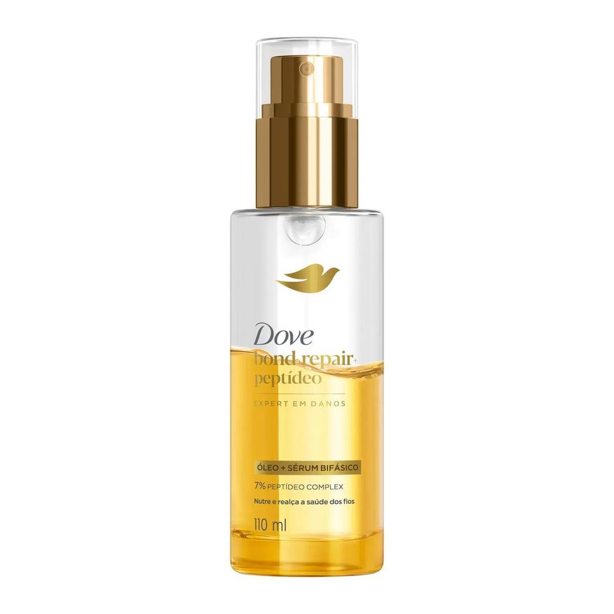 Dove Óleo + Sérum Bifásico Bond Intense Repair + Peptídeo110ml