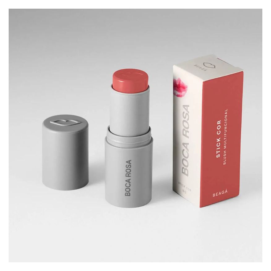 Boca Rosa Blush Stick Multifuncional 6g Beagá