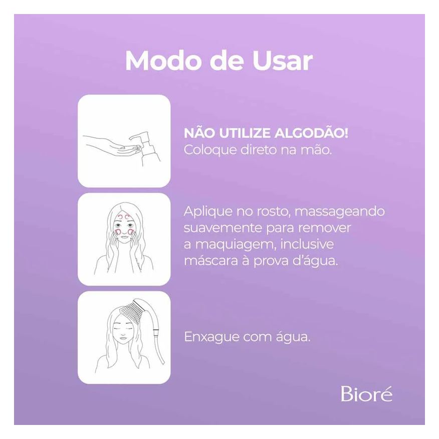 Demaquilante Óleo Facial Bioré - Cleansing Oil Refil 210ml
