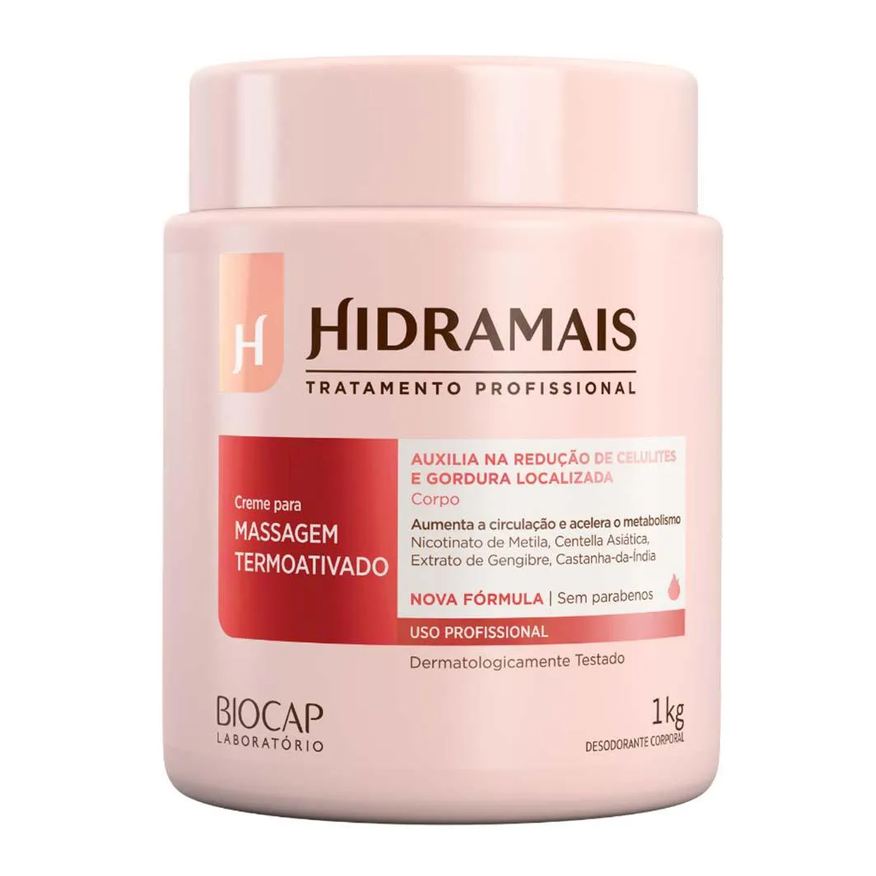 Hidramais Creme Termoativo Lipotérmico 1kg
