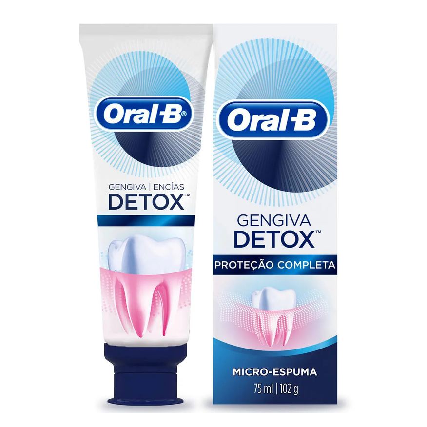 Oral-B Creme Dental Detox Proteção Completa 102g