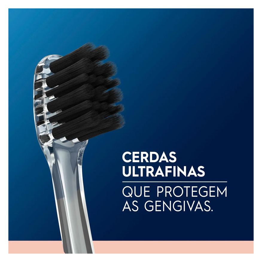 Oral-B Escova de Dente Purification Sensitive Cerdas Ultrafinas Minerais de Carvão 2 unidades