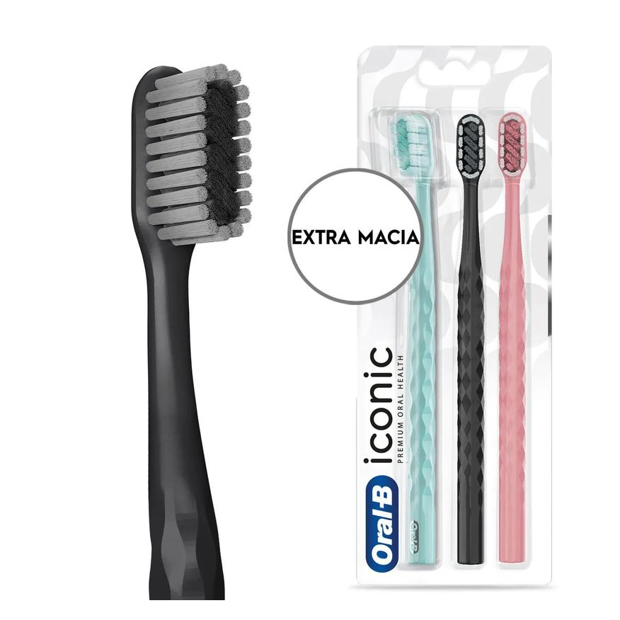 Oral-B Escova de Dente Oral‑B Iconic Premium 3 Unidades