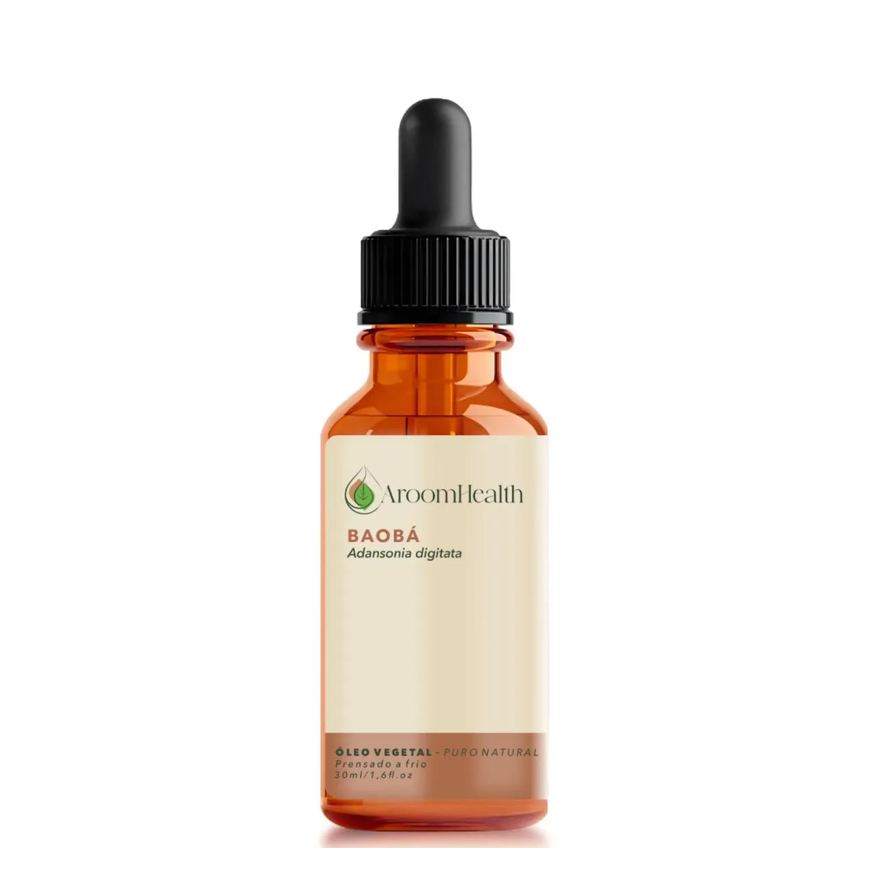 Aroom Health Óleo Vegetal Puro Natural de Baobá - 30ml