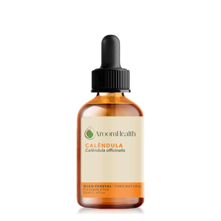 Aroom Health Óleo Vegetal Puro Natural de Calêndula - 50ml