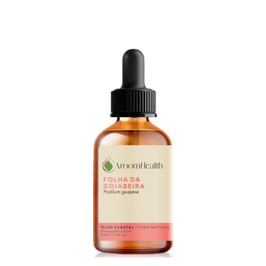 Aroom Health Óleo Vegetal Puro Natural de Folha da Goiabeira - 50ml