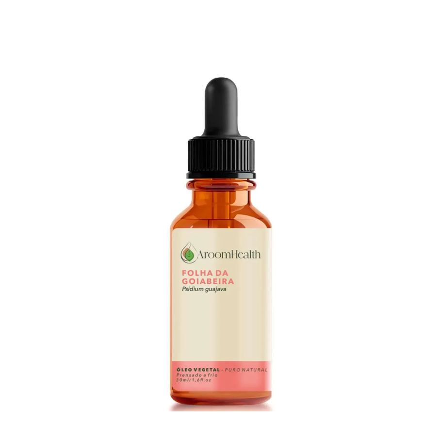Aroom Health Óleo Vegetal Puro Natural de Folha da Goiabeira -30ml