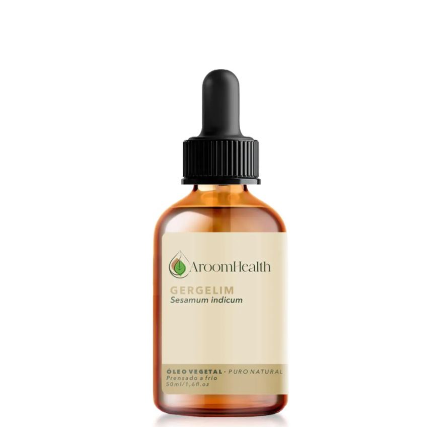 Aroom Health Óleo Vegetal Puro Natural de Gergelim - 50ml