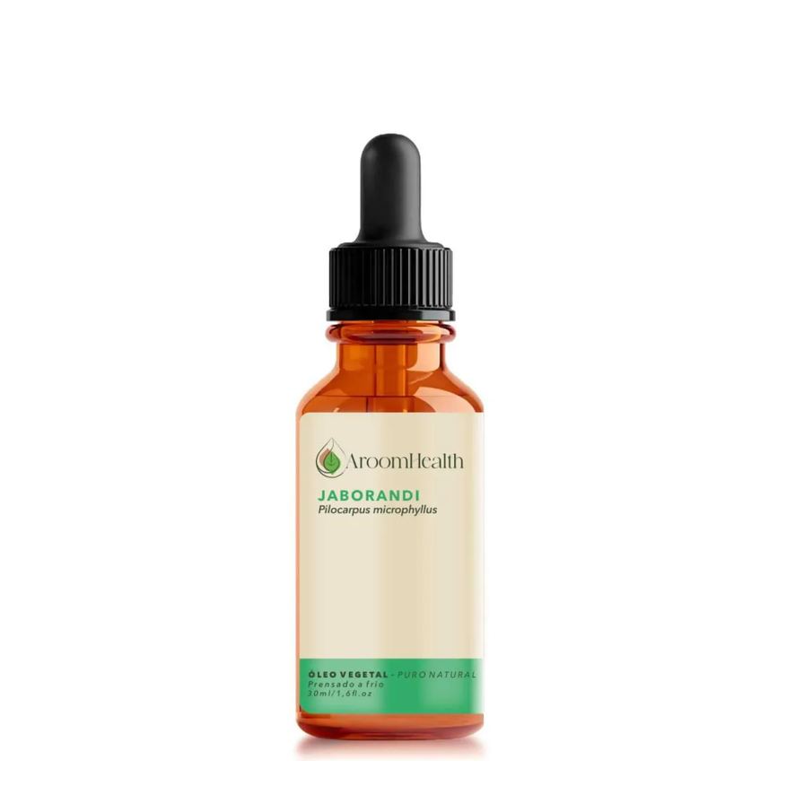 Aroom Health Óleo Vegetal Puro Natural de Jaborandi - 30ml