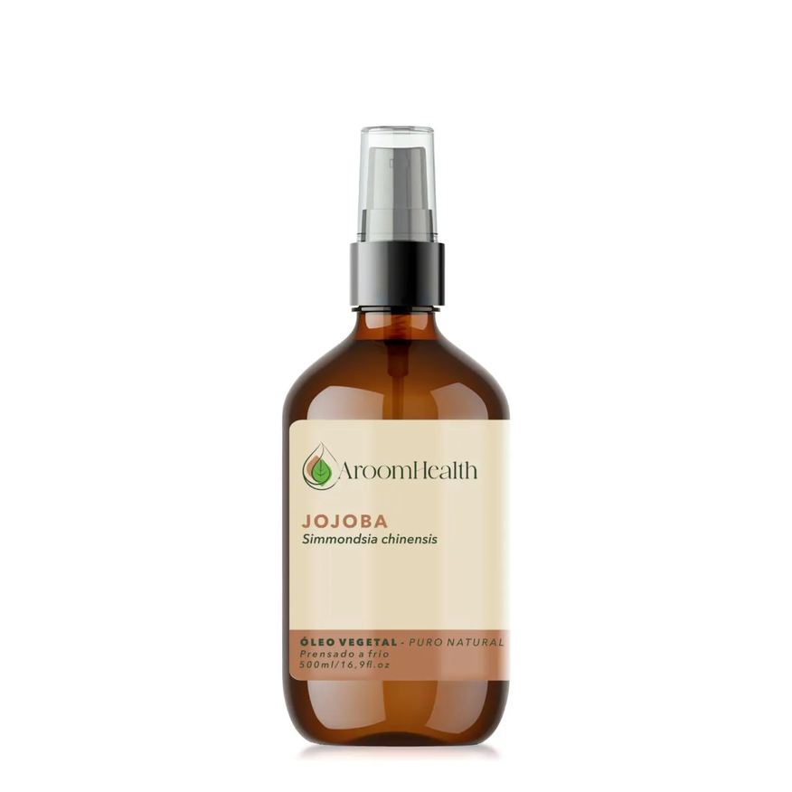 Aroom Health Óleo Vegetal Puro Natural de Jojoba - 500ml