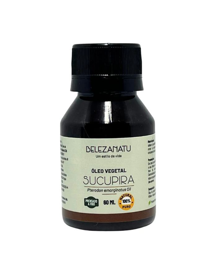 Vegetal Óleo Sucupira 60ml Belezanatu 100% Puro