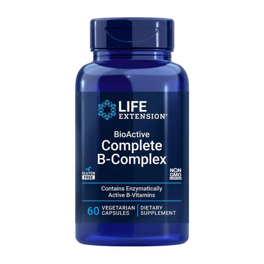 Life Extension Complexo B Bioativo 60 Cápsulas
