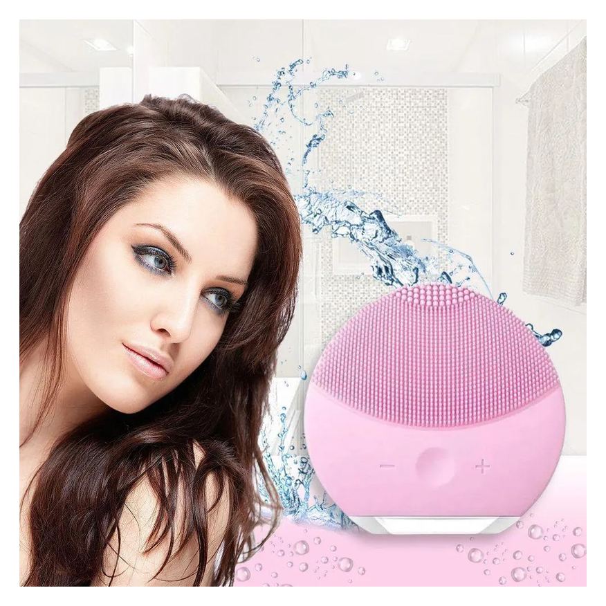 Forever Esponja Facial Elétrica Recarregável Rosa Claro