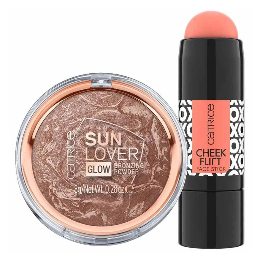 Catrice - Pó Bronzeador + Blush em Bastão Kit Presenteável