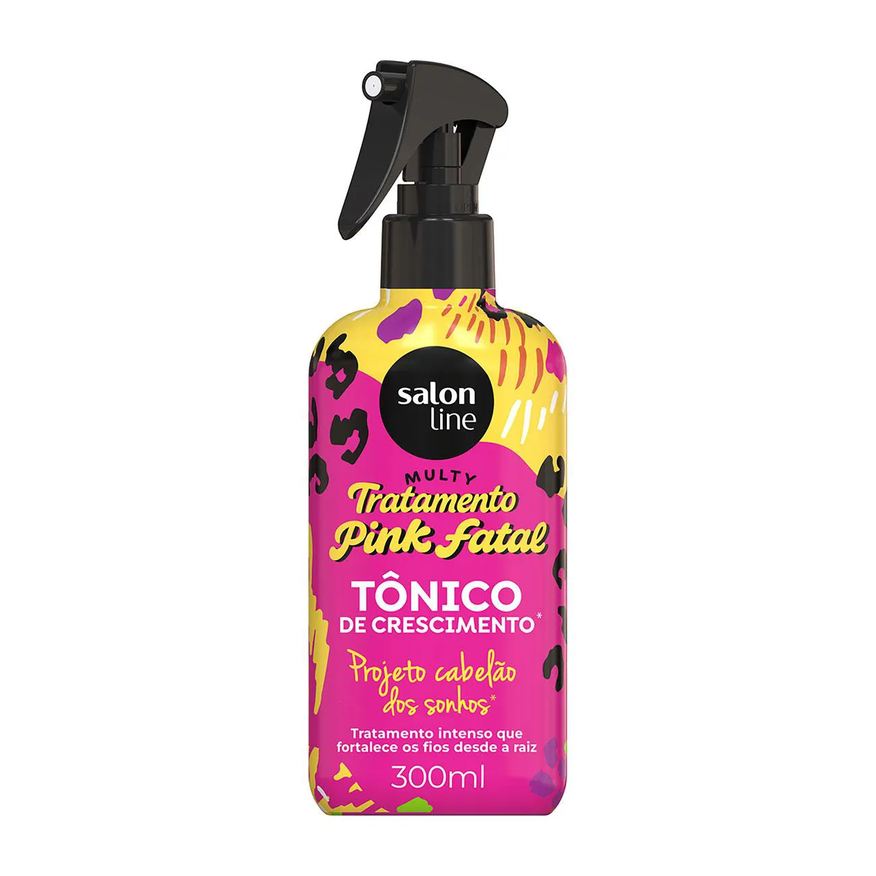 Salon Line Tônico de Crescimento Multy Tratamento Pink Fatal 300ml