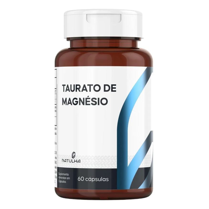 Natulha Taurato de Magnésio 800mg 60 Cápsulas