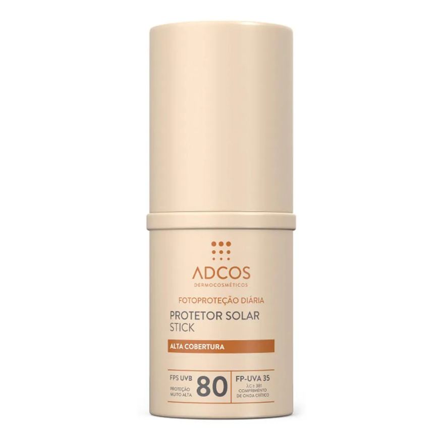 Adcos Protetor Solar com Cor Stick Fps80 Nude