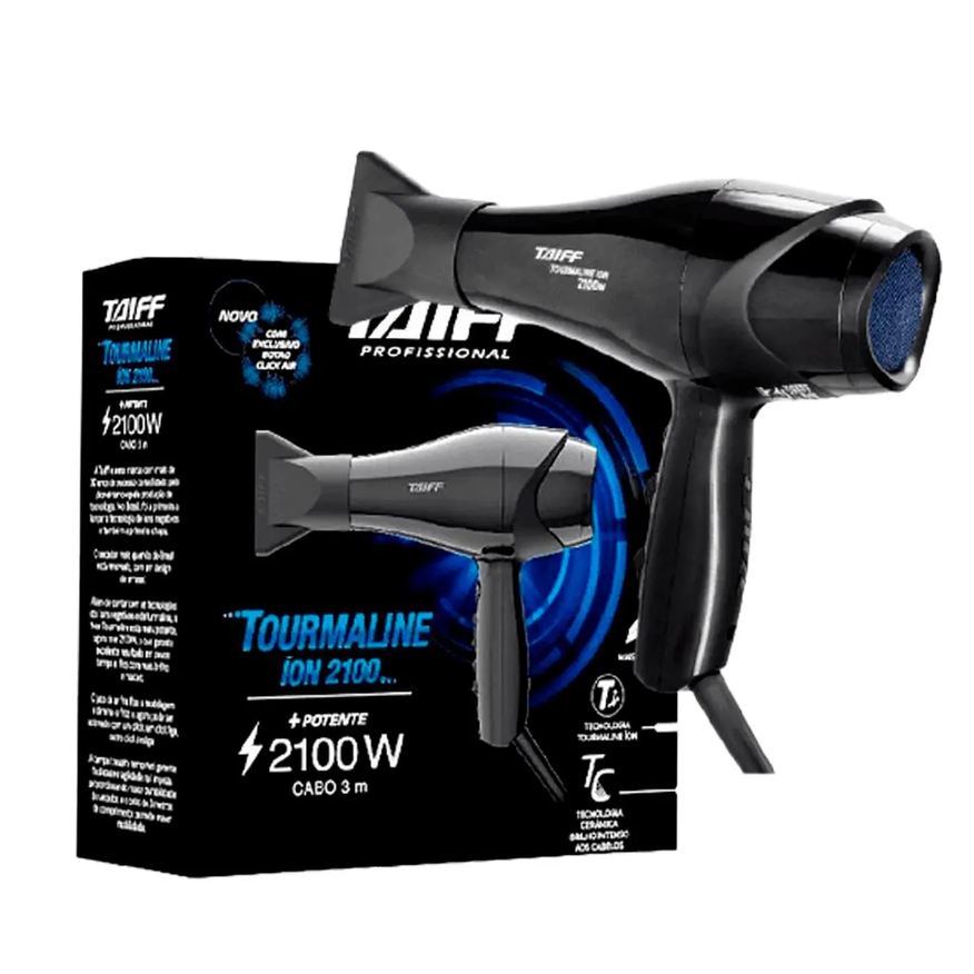 Taiff Secador Tourmaline 2100W 127V - Profissional