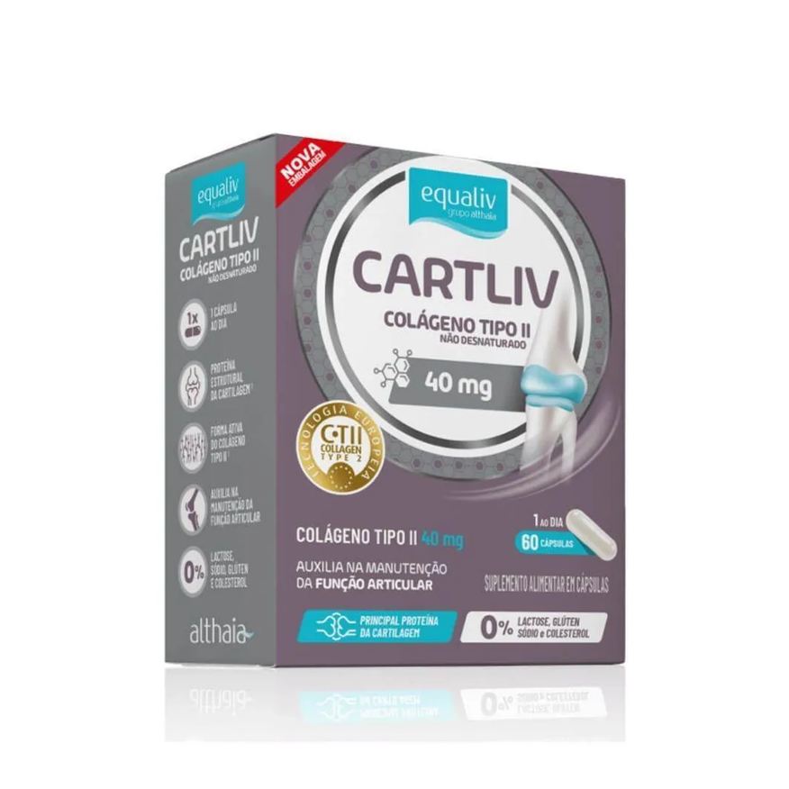 Equaliv Cartliv Colágeno Tipo Ii (60 Cápsulas) - Padrão: Único