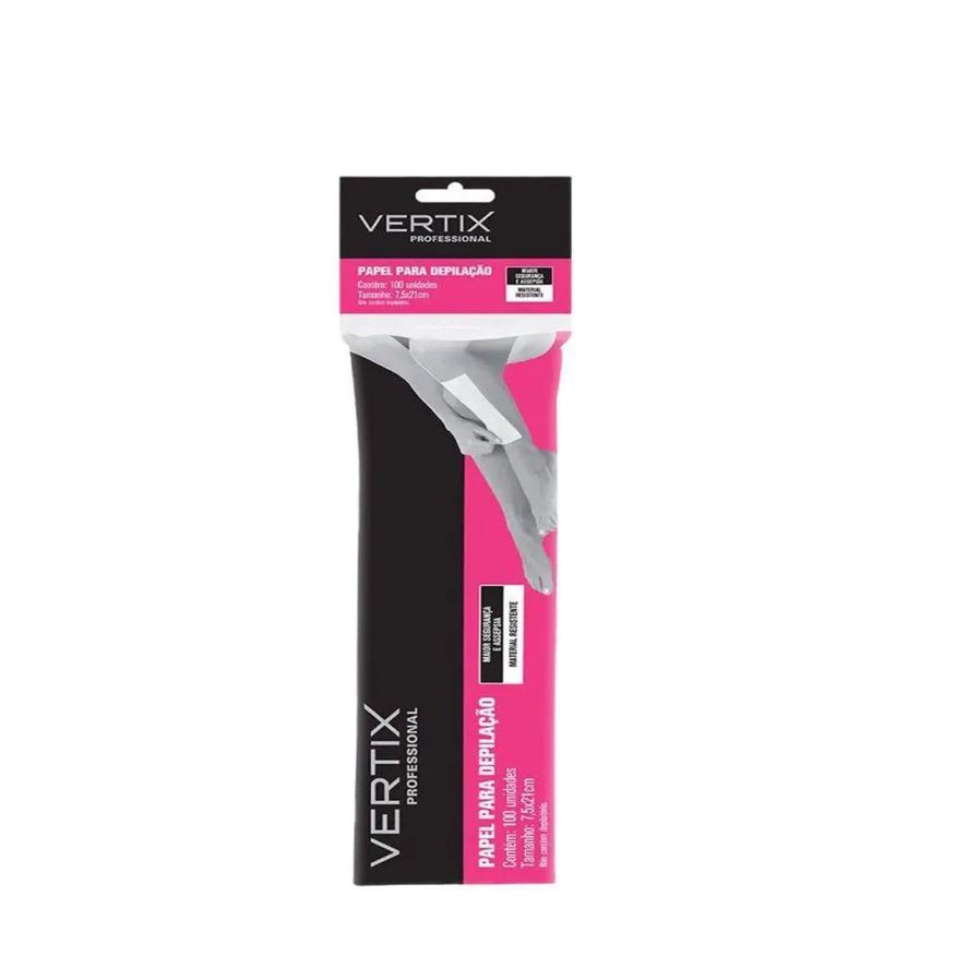 Vertix Papel para Depilação 100 Pcs