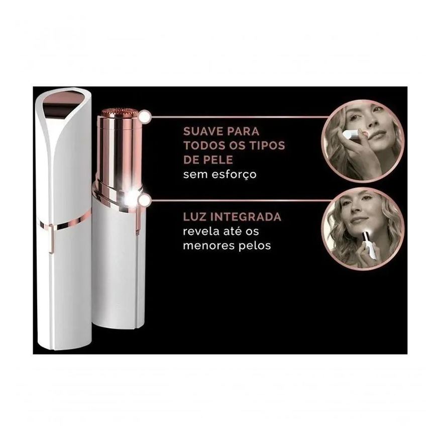 de Removedor Buço e Pelos Faciais Batom Usb