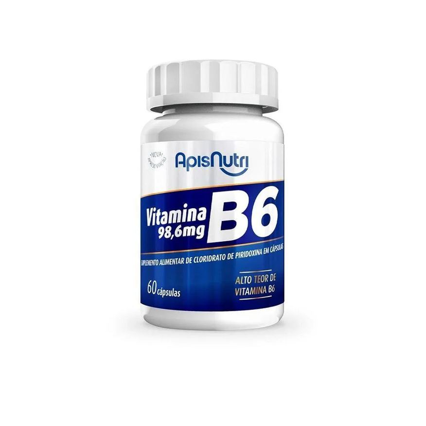 Apisnutri Vitamina B6 - 280mg 60 Cápsulas