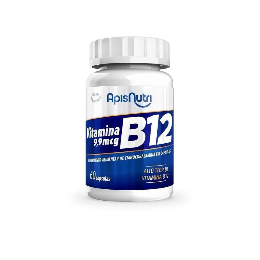 Apisnutri Vitamina B12 60 Cápsulas