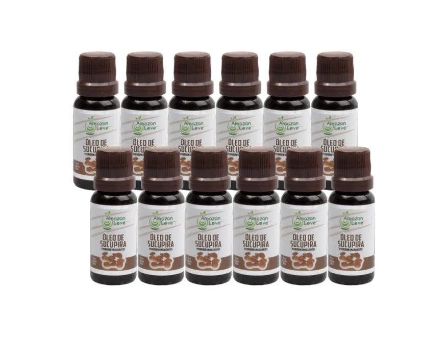 Amazon Leve Kit 12Uni Óleos Vegetal Sucupiras Amazonleve 20ml