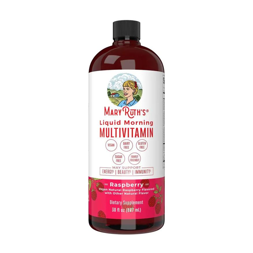 Maryruths Multivitamínico Líquido Sabor Framboesa 887ml Importado