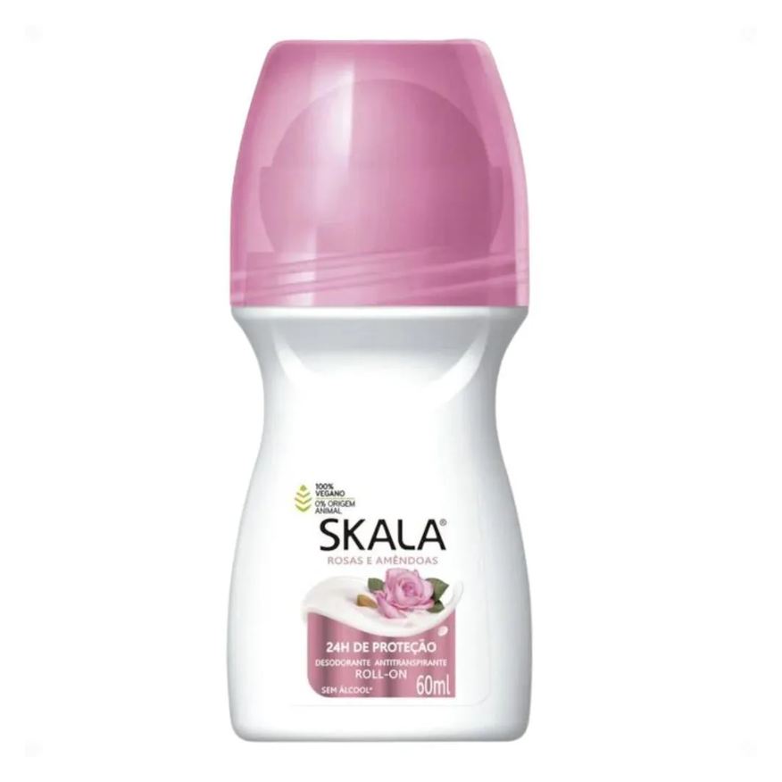 Skala Desodorante Roll-on Rosas e Amêndoas 60ml