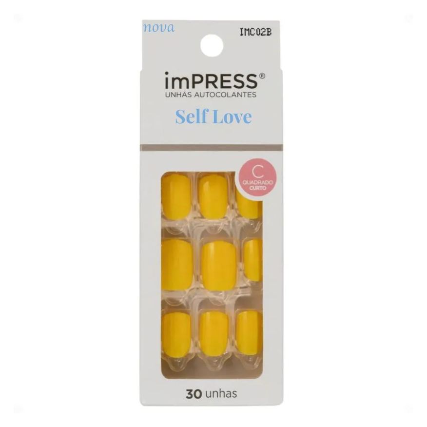 Kiss New York Unhas Autocolantes Caution Imc02b Impress Kiss Ny