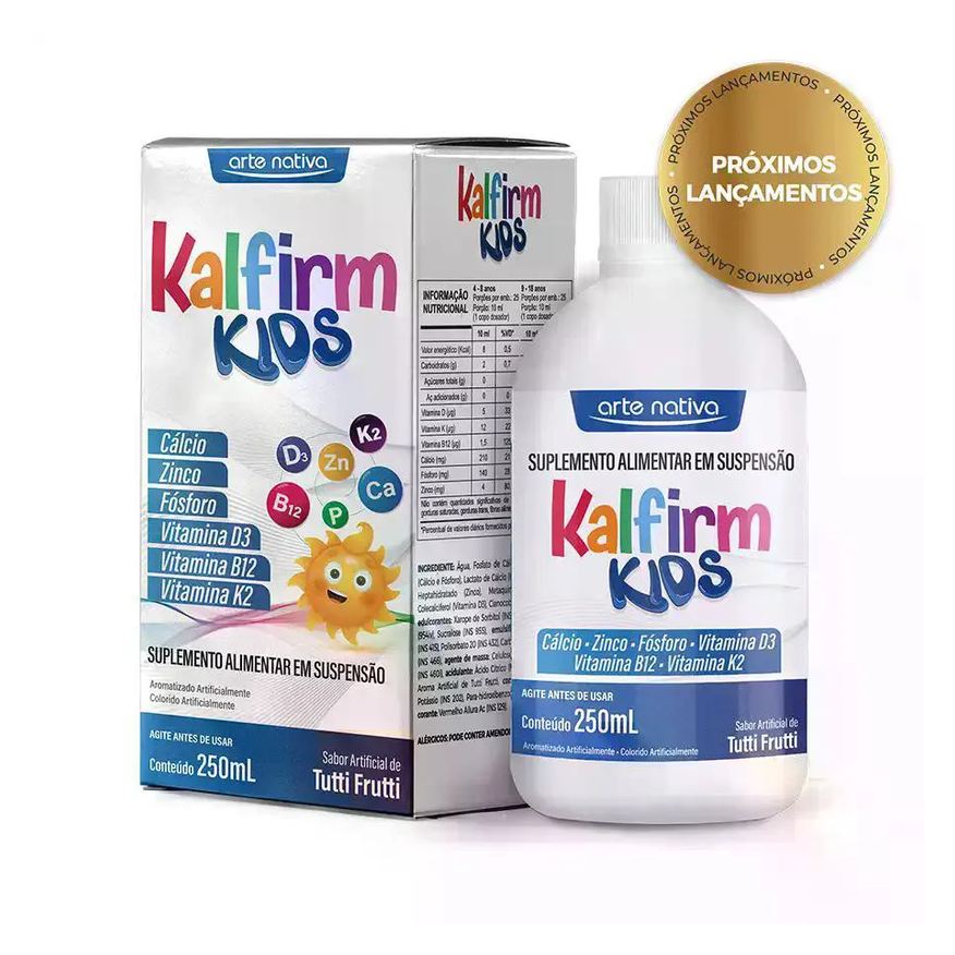 Arte Nativa Kalfirm Kids 250ml Suplemento Alimentar Infantil com Cálcio