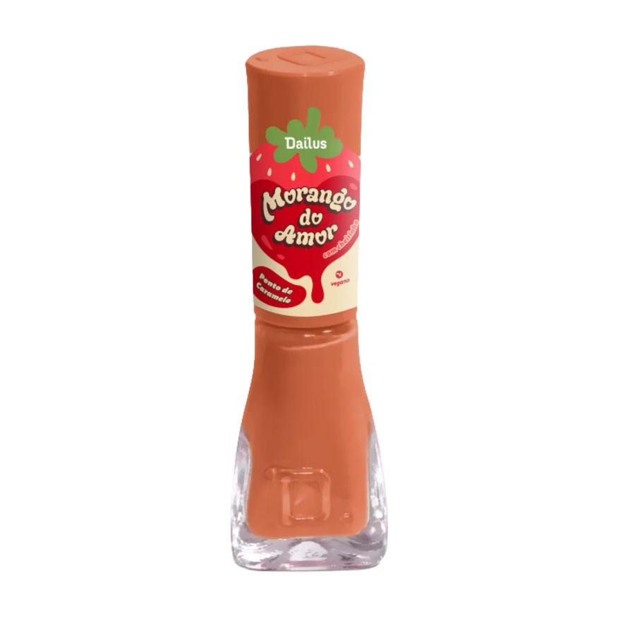 Dailus Esmalte Cremoso Morango do Amor 8ml – Ponto de Caramelo
