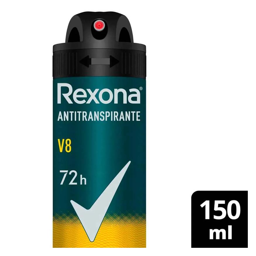 Rexona Desodorante Antitranspirante Aerosol Men V8 72h 150ml