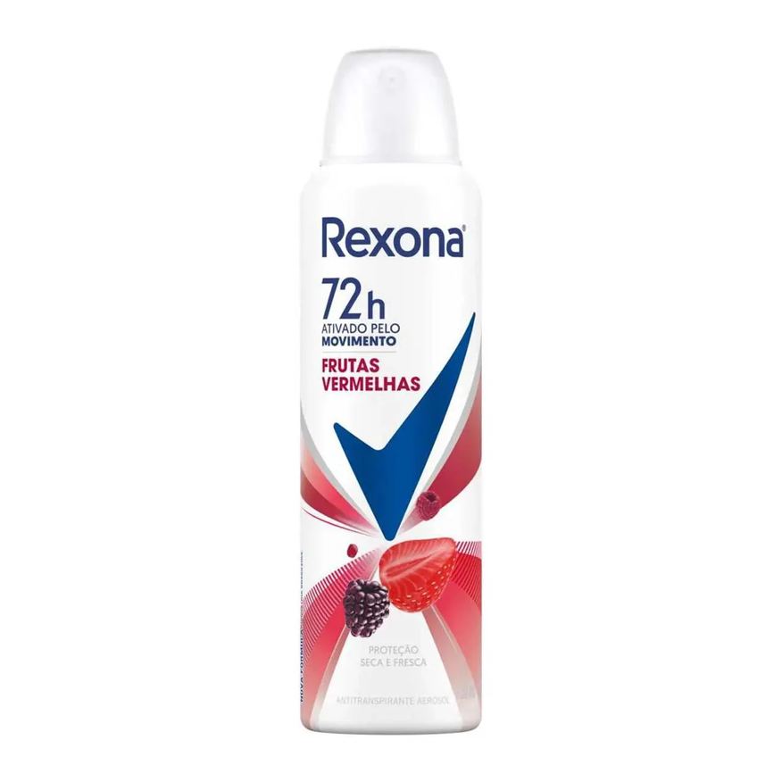 Rexona Desodorante Antitranspirante Aerosol Frutas Vermelhas Feminino 72h 150ml