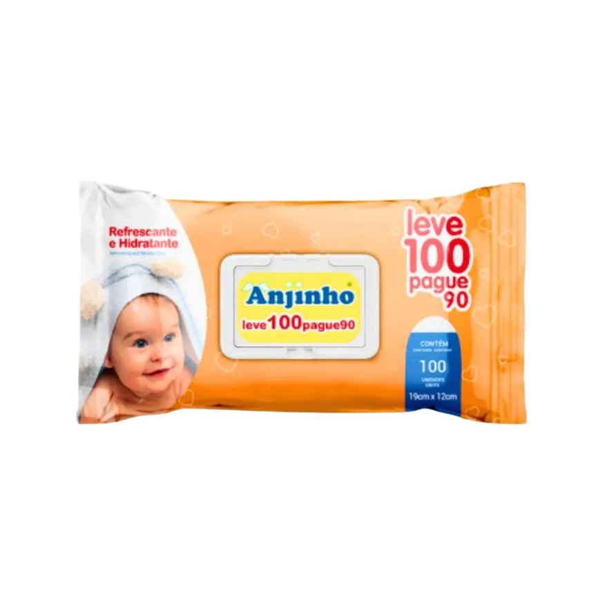 Parentex Lenço Umedecido - Anjinho