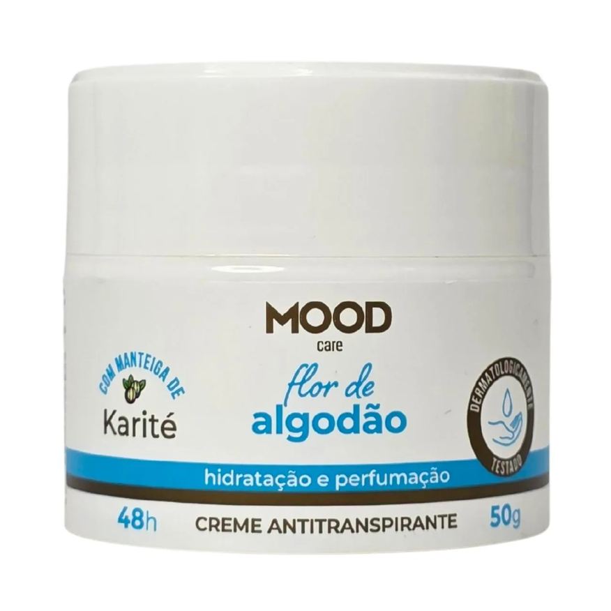 My Health Desodorante Creme Antitranspirante Flor de Algodão Mood Care 50g