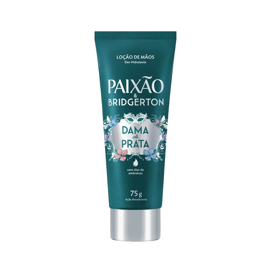 Paixão Loção Hidratante para Mãos Bridgerton Dama de Prata 75g