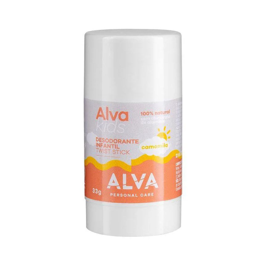 Alva Twist Stick Infantil Camomila Personal Care 33g