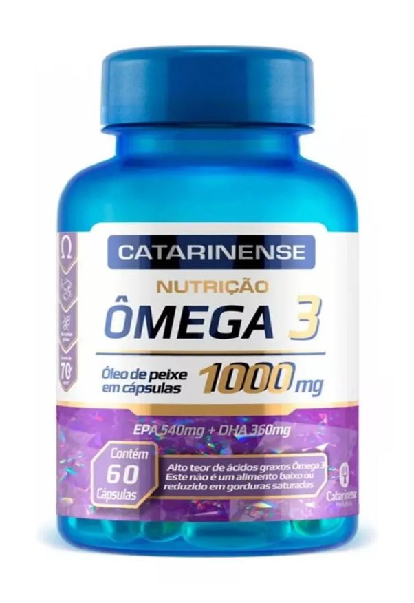 Catarinense Suplemento Alimentar Ômega 3 Nutrição 60Cps