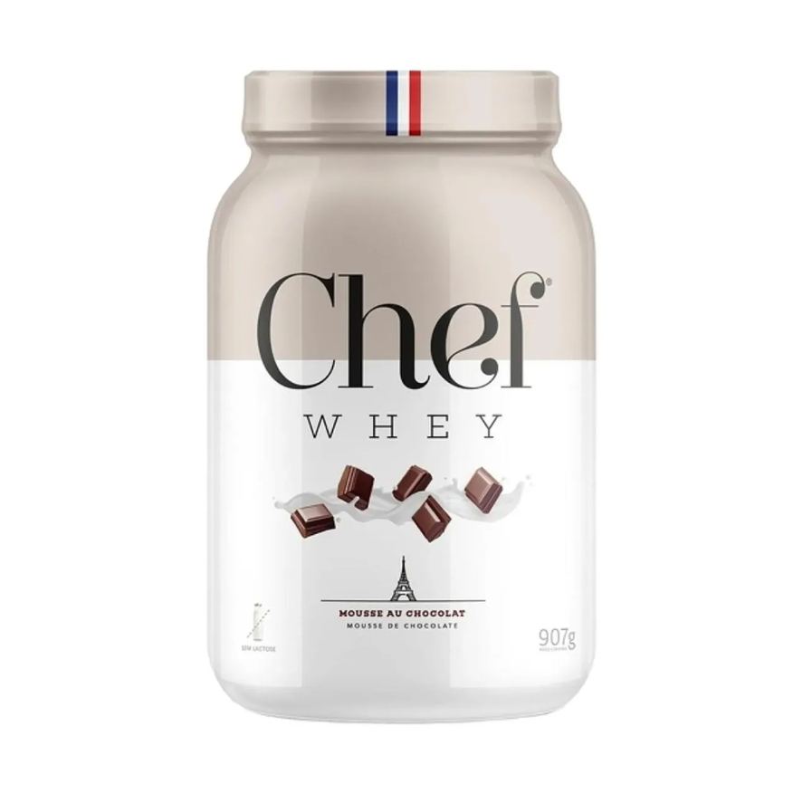 Chef Whey Zero Lactose - 900g Morango C Chantilly