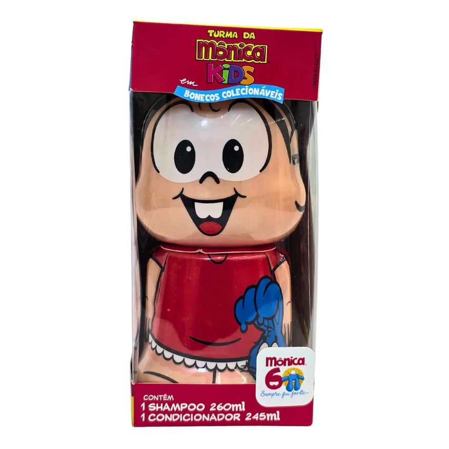 Cia Da Natureza Shampoo 260ml + Condicionador 245ml Mônica Turma da Mônica Kids em Bonecos Colecionáveis Cia. da Natureza