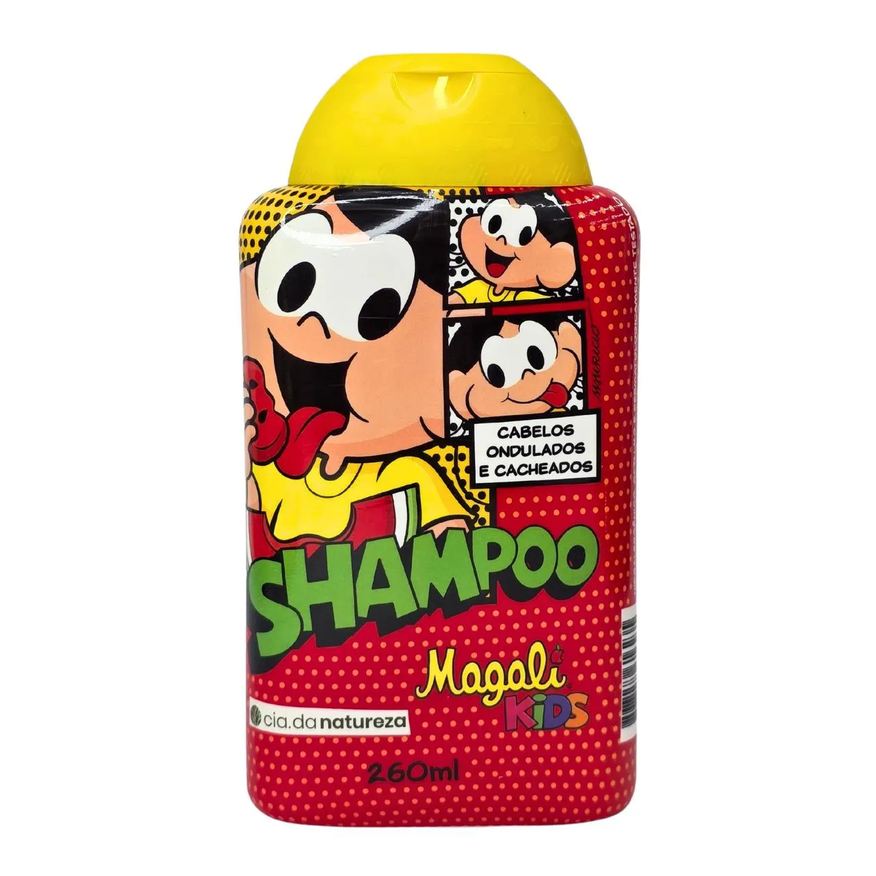 Cia Da Natureza Shampoo Cabelos Ondulados e Cacheados Magali Kids Cia. da Natureza 260ml