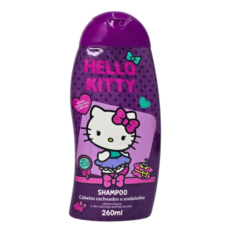 Cia Da Natureza Shampoo Cabelos Cacheados e Ondulados Hello Kitty Cia. da Natureza 260ml