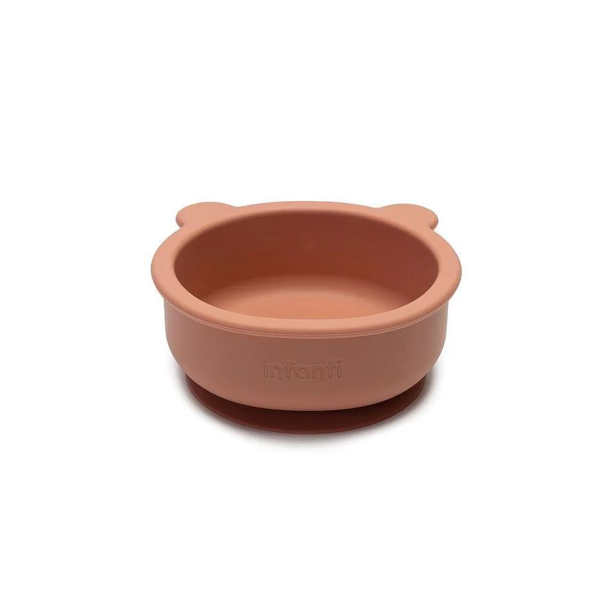 Infanti Bowl de Silicone Piccolo Ursinho Terracota