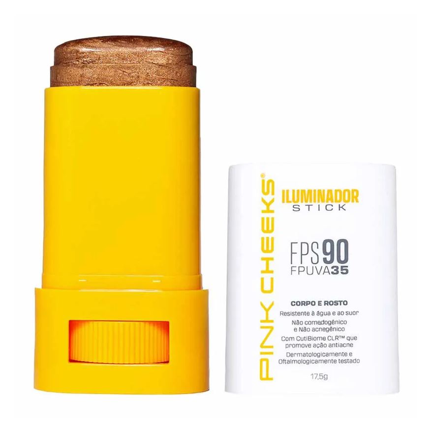 Pink Cheeks Iluminador Multifuncional Fps90 Fpuva35 17.5g Bronze