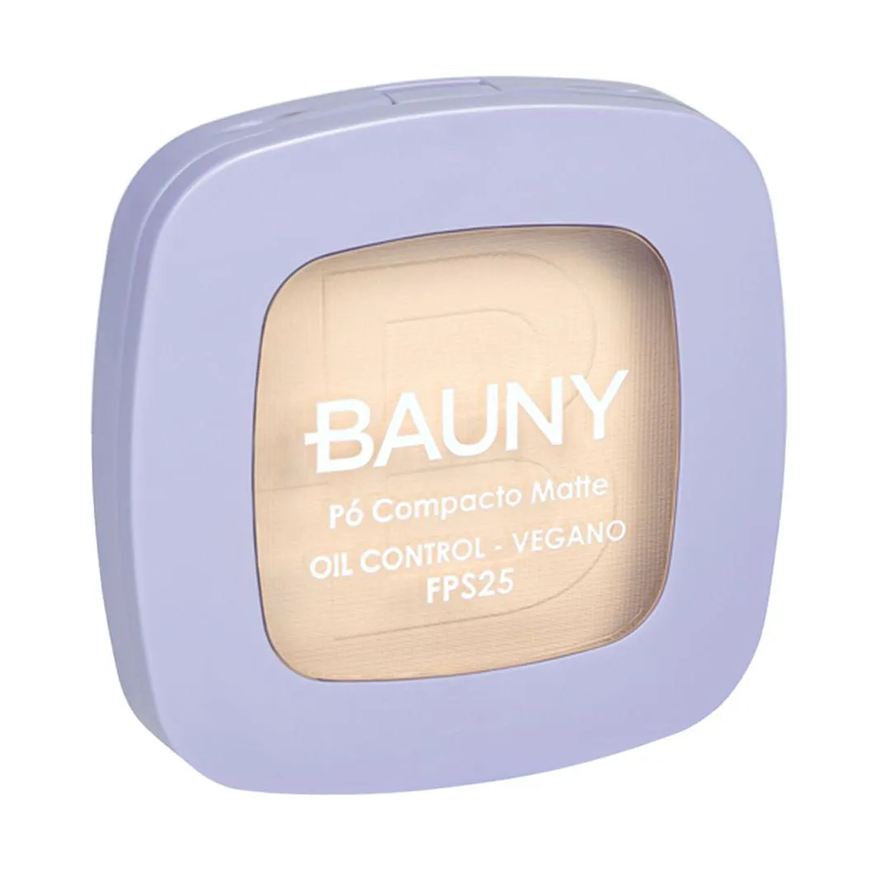 Compacto Pó Matte Bauny Fps25 10g 10