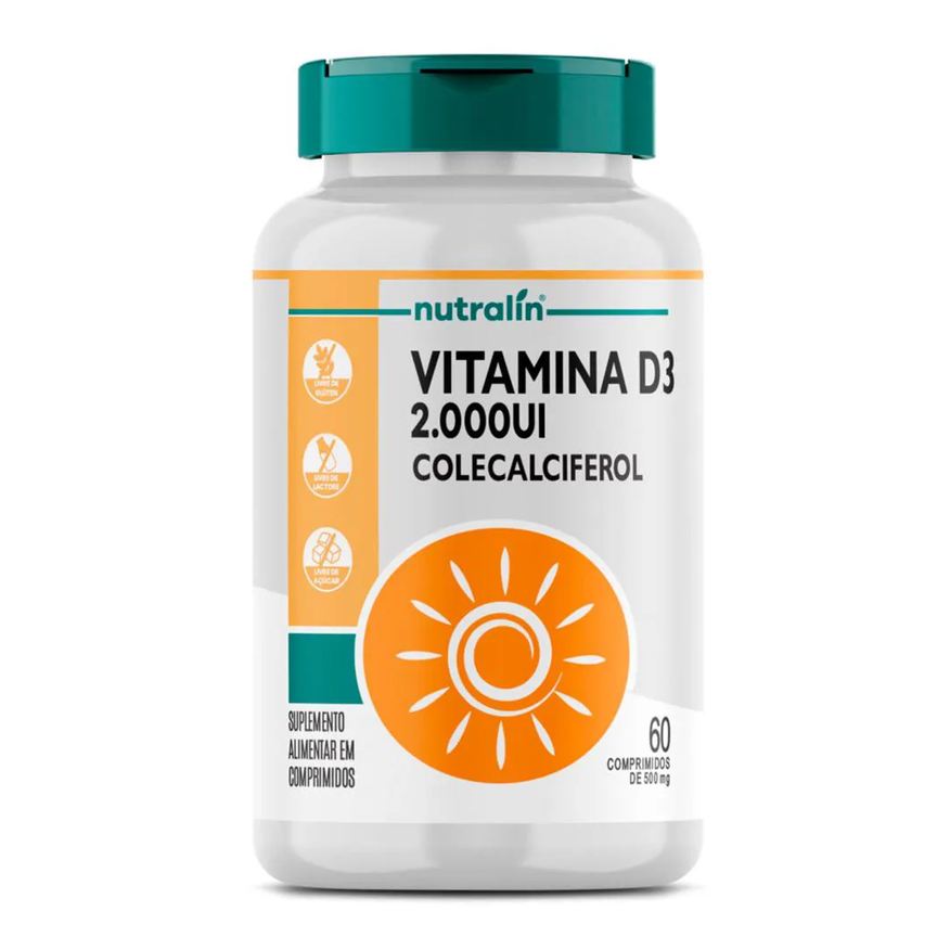 Nutralin Nutralín Vitamina D3 2.000Ui (2 Compr. ao Dia)